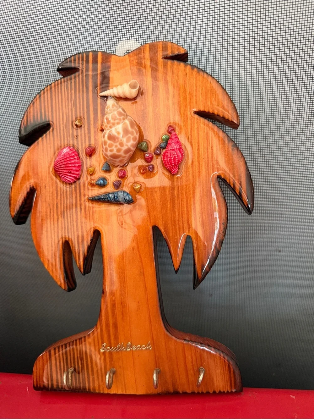 Wall wood Brown Palm Tree Wall Key